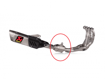 Akrapovic Zwischenrohr Edelstahl- V4A Track Day YAMAHA YZF R6 2017+