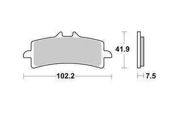 BRAKING BREMSBELAG 930CM66 Race