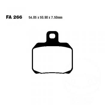 Bremsbelag hinten EBC FA266