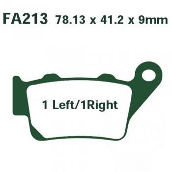 Bremsbelag hinten EBC FA213