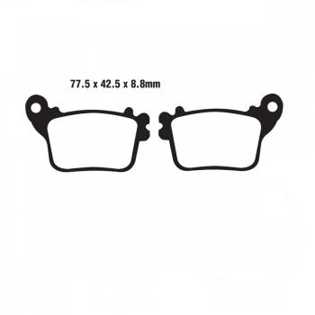 Bremsbelag hinten EBC FA436HH
