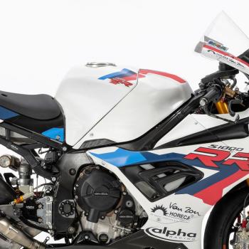 Alpha Racing Airbox Abdeckung SBK GFK, für BMW S 1000 RR 2019- (K67) und M 1000 RR 2021- (K66), passend für alle Racing Tankvarianten