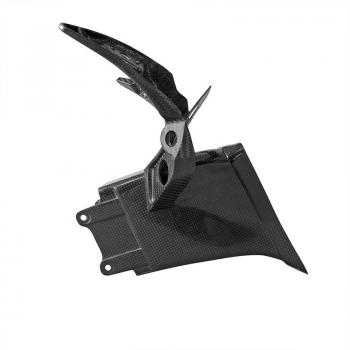 Alpha Racing Verkleidungshalter für 2D Big Dash mit integriertem Luftkanal Carbon für BMW S 1000 RR 2015-2018