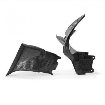 Alpha Racing Verkleidungshalter für OEM Display mit integriertem Luftkanal Carbon für BMW S 1000 RR 2015-2018