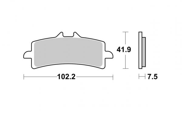 BRAKING BREMSBELAG 930P1R Race